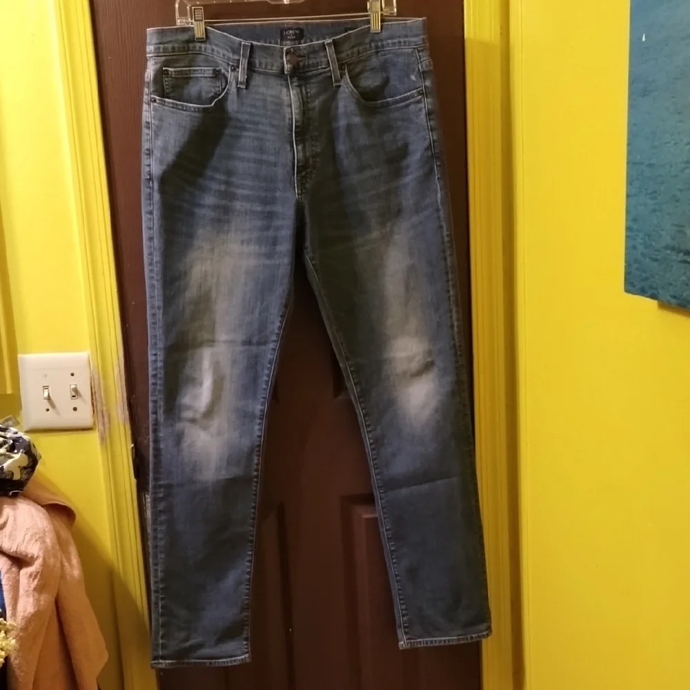 J. Crew Men's Dark Blue Slim Jeans